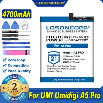 100% UMI Umidigi A4700 Pro batareya A5pro uchun Original LOSONCOER 5mah