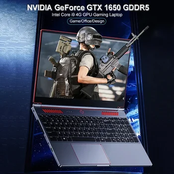 16,1 dyuymli geymerlar Notebook Core i9-10885H noutbuk NVIDIA GTX1650 4G SAPR dizaynini dasturlash uchun diskret grafik karta kompyuteri