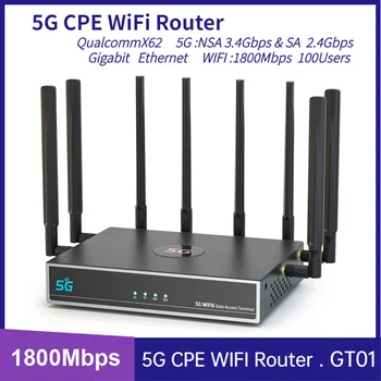 1800mbps simsiz 6 5G simsiz Router Dualband 2.4 g&5.8 Ghz mobil Hotspot tarmoq simsiz routerlar LTE 4G Modem 5g Sim karta Router