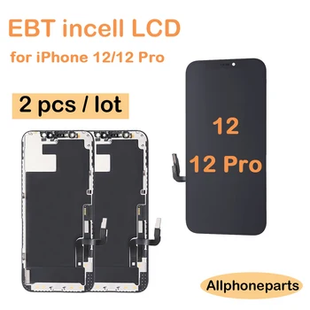2 iPhone uchun dona EBT Incell LCD displey qo'llab-quvvatlash IC naql 12 12 Pro Digitizer montaj sensorli ekran almashtirish