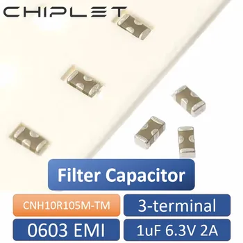 20dona CNH10R105M-yadro filtri Capacitor orqali TM Chip 0603 1uf 6.3 V 2a 3-terminal sig'im EMI SMD CNH10R105M TM