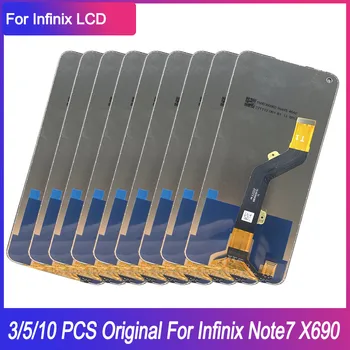3/5/10 Infinix Eslatma uchun parcha / lot LCD 7 Infinix X690B X690 LCD ekran uchun LCD Original displey sensorli ekran Digitizer montaj