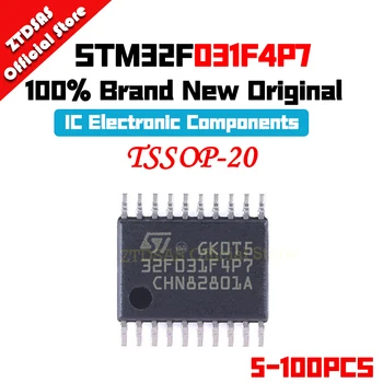 5-100pcs yangi Original STM32F031F4P7 STM32F031F4 STM32F03 STM32F STM32 STM IC Chip TSSOP-20