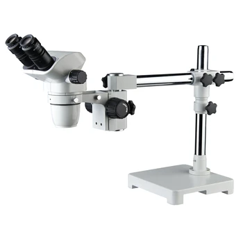 7x-45x Simul-fokal binokulyar Zoom Stereo mikroskop STL1 asosli mobil telefonni ta'mirlash mikroskoplari