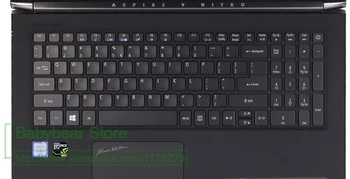 Acer Aspire V15.6-591g E5-772G VN7-592 TMTX50 K50 V5-591g E5-575G F5-573g uchun 5 dyuymli Silikon klaviatura himoyachisi qopqog'i terisi