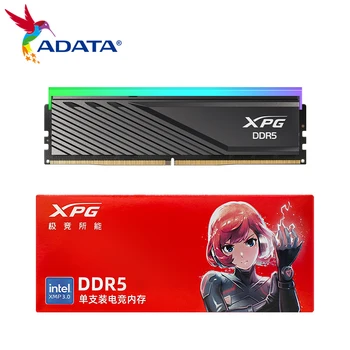 ADATA XPG LANCER Blade RGB DDR5 xotira 16GB 6000mhz 16GB 6400mhz ish stoli ram kompyuter Ram ish stoli uchun issiqlik qabul qiluvchi ddr5 bilan