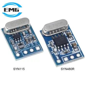 Arduino uchun 433MHZ simsiz uzatuvchi qabul qilgich platasi moduli ASK/OOK Chip PCB SYN115/SYN480R uzatishni qabul qilish moduli