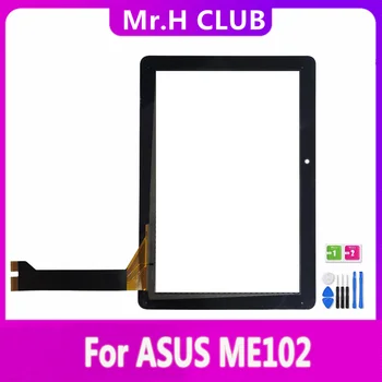 Asus MeMo Pad uchun yuqori sifatli sensorli 10 ME102 ME102A V4.0 V3.0 V2.0 V1.0 sensorli ekran Old shisha ta'mirlash qismlari