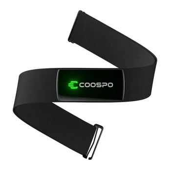 CooSpo optik ochiq fitnes sensori H9Z ko'krak yurak urish tezligi monitori Bluetooth 5.0 ANT+IP67 qayta zaryadlanuvchi batareyali velosiped kompyuteri