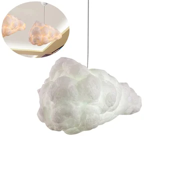 Creative Cloud Shape LED marjon chiroq moda mato uy restorani Bar kafesi uchun dekorativ ship nuri (tuproq simisiz)