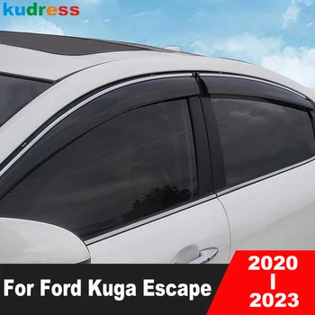 Ford Kuga Escape Uchun Oyna Deflektori 2020 2021 2022 2023 Derazalar Ob-Havo Quyosh Niqobi Ostida Yomg'ir Qalqoni Qo'riqchilari Avtomobil Aksessuarlari