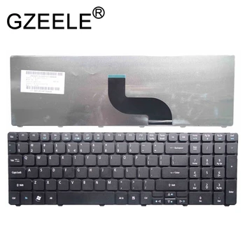 Gzeele Acer uchun yangi AQSh klaviaturasi MP-09G33US-6981 MP-09G33U4-6981 Vt PK130PI1B00 AS5251-1245 AS5251-1513 qora 5250-0450 5250-BZ643