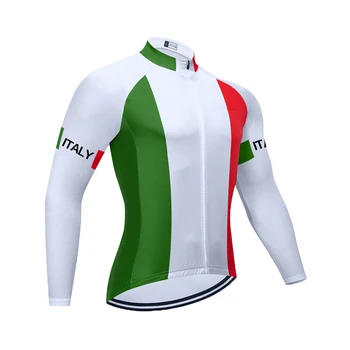Italiya 2022 yangi velosiped formasi Team de ITALIA erkaklar velosiped uzun yengli Maillot kiyimlari velosiped ropa Ciclismo MTB velosiped Sport kiyimlari