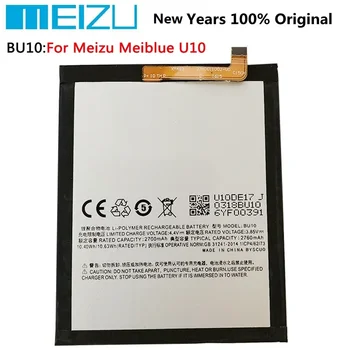 Meizu U100mah uchun yangi 10% Original batareya Stokda yuqori sifatli telefon batareyasi Bateria + Kuzatuv raqami