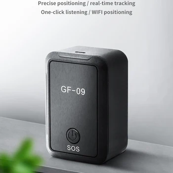 Mini GF 09 GPS avtomobil Real APP nazorat vaqt anti o'g'irlik anti Lost Locator kuchli magnit Mount xabar Positione