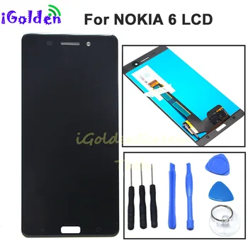 Nokia uchun 6 LCD aaa sinovdan 5.5 Nokia uchun inch ko'rsatish 6 sensorli ekran Digitizer montaj zaxira qismlari N6 bilan ko'rsatish