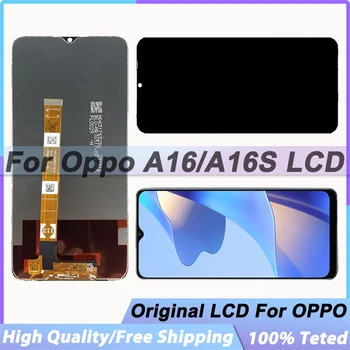 OPPO A16 LCD CPH2269 displey ekrani uchun original sensorli Panel OPPO A16s CPH2271 displeyi uchun Raqamlashtirgichni almashtirish