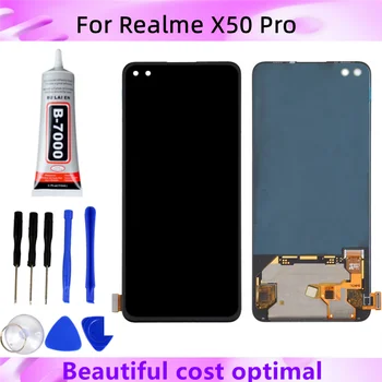 Realme X50 Pro displey uchun Original LCD 6.44