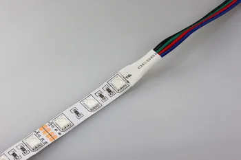 RGB rang LED strip 5050 SMD 12V moslashuvchan nur 60led/m, 5m 300led, non-suv; oq pcb