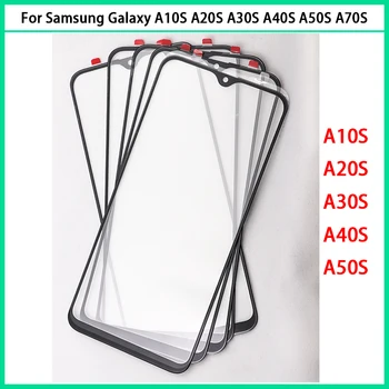 Samsung Galaxy A10s A10s A20s A30s A40s A50s A70s sensorli ekran LCD Old tashqi sensorli shisha paneli sensorli ekran OCA o'rniga