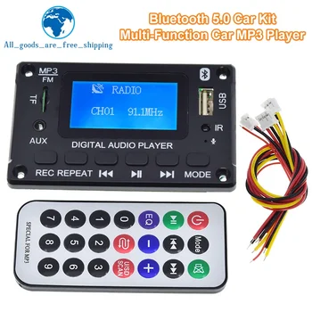 TZT DC 5V 12V MP3 dekoder Kengashi mp3 pleer Bluetooth5. 0 Audio modulni qo'llab-quvvatlash