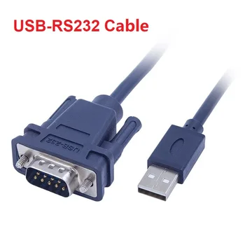 USB dan RS232 seriyali Port kabeli sanoat darajasi 9 pinli konvertor 1,2 M uzunlikdagi kompyuter ma'lumotlarini yuklab olish liniyasi