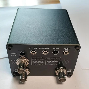 USDX SDR Transceiver barcha rejimi 8 Frans qabul HF son Radio QRP CV Transceiver ajralmas ATU-100 Antenna Tuner Dual OLED