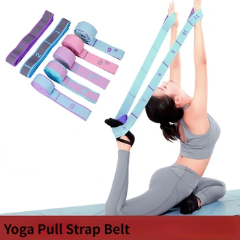 Yoga uchun raqamli Stretch elastik qarshilik tasmasi, raqsni cho'zish halqasi, Pilates fitnes kuchlanish kamari